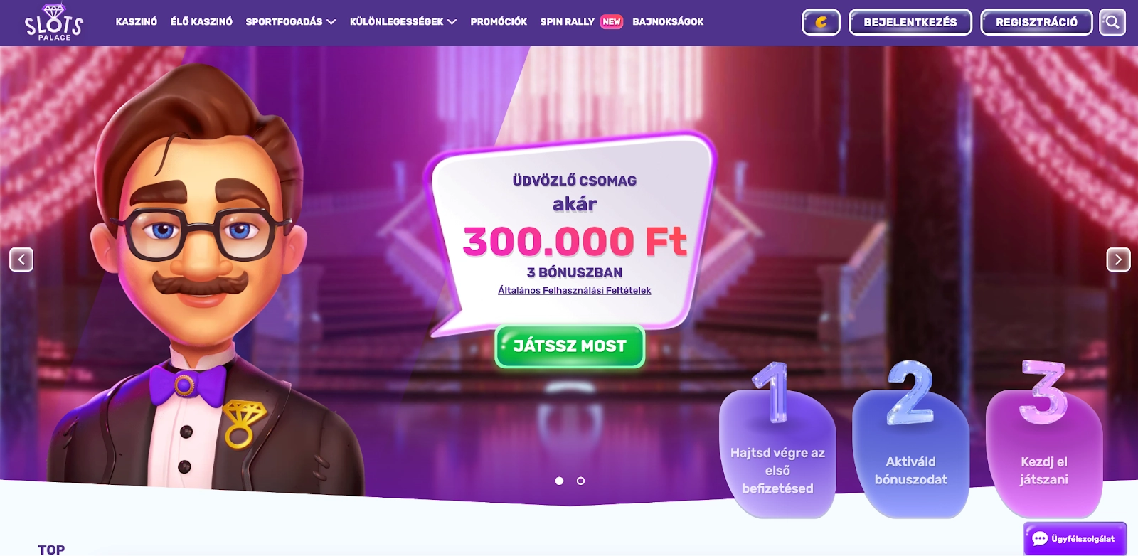 SlotsPalace Casino – Sportbónusz akár SlotsPalace Casino – 100%-os bónusz sportfogadásokra